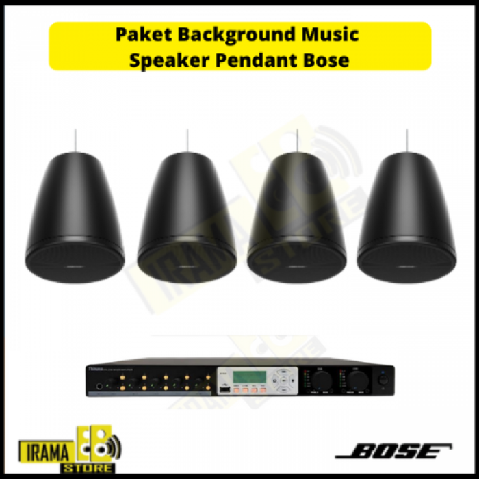 Paket Background Music Speaker Ceiling Pendant Bose DM3P - 4 Speaker